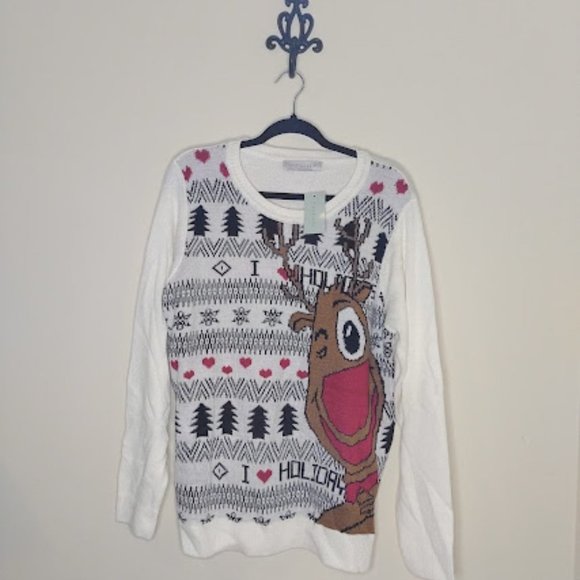 Ugly Christmas Sweater with Rudolph by Suzy Shier - Picture 3 of 3